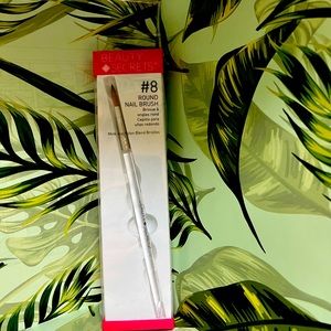 Synthetic nail brush